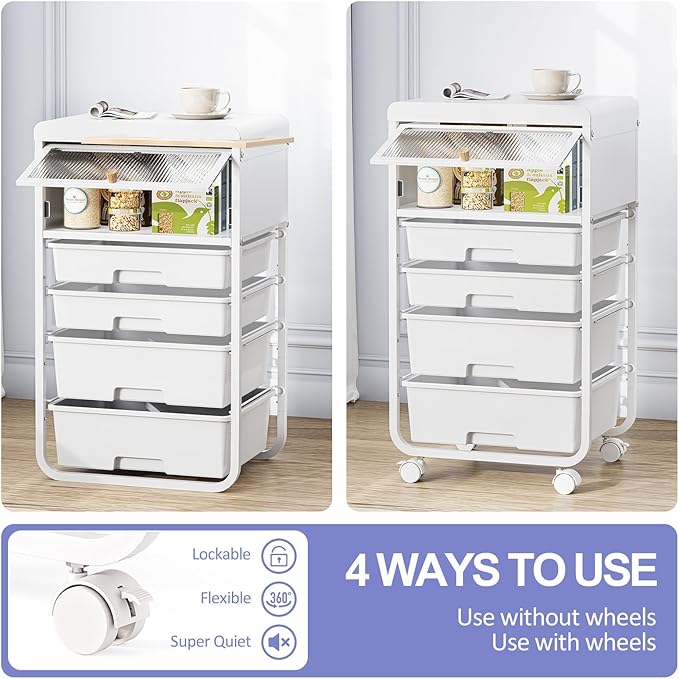 Utility-Rolling-Storage-Drawer-Craft-Cart-Organizers - Image 6