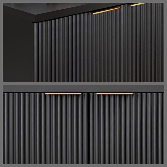 Buffet Cabinet, Sideboard Fluted Cabinet Modern Kitchen Buffet Storage Cabinets - Image 6