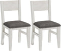 Solid Wood Dining Chairs Set of 2, Farmhouse Kitchen Chairs by Peatuk