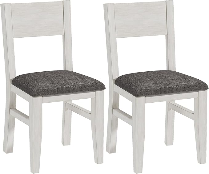 Solid Wood Dining Chairs Set of 2, Farmhouse Kitchen Chairs by Peatuk