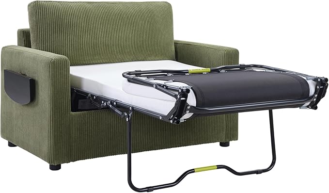 Twin Size Sofa Bed 47.2" Sleeper Sofa Loveseat Sofa - Image 6