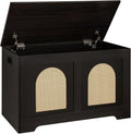 DINZI LVJ Storage Chest, 31.5" Rattan-Like Toy Box by DINZILVJ