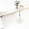 Small Drink Table, Acrylic Side Table, End Table by QIXIN