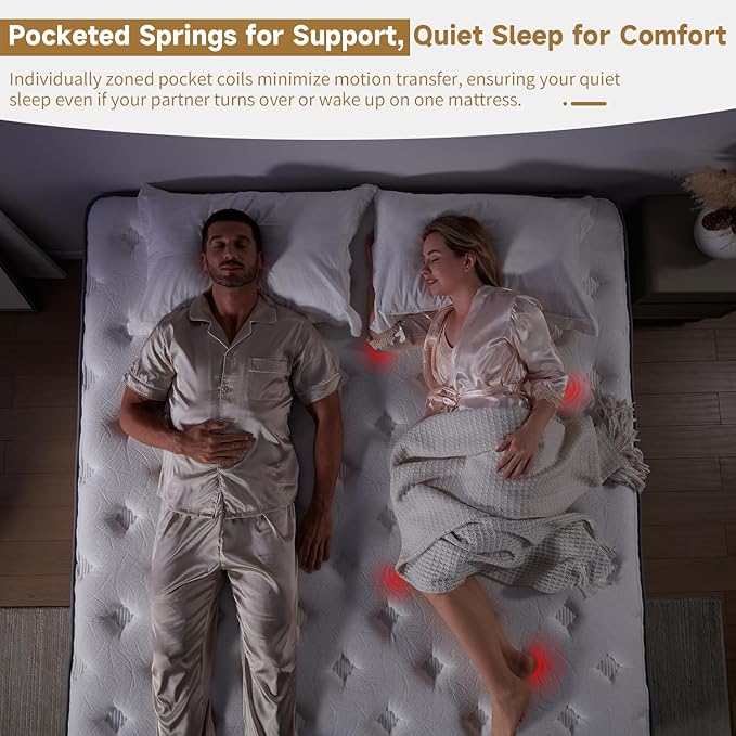 10 Inch Queen Size Hybrid Mattress - Image 7