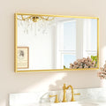 TETOTE Brushed Gold Vanity Mirror by TETOTE