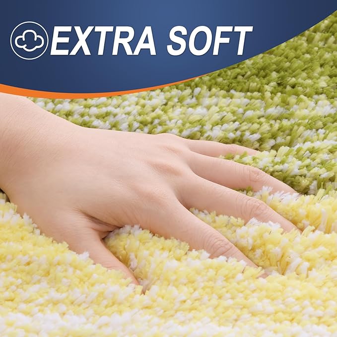 OLANLY Bathroom Rugs Mat 30x20, Extra Soft Absorbent Microfiber Bath Rugs - Image 3