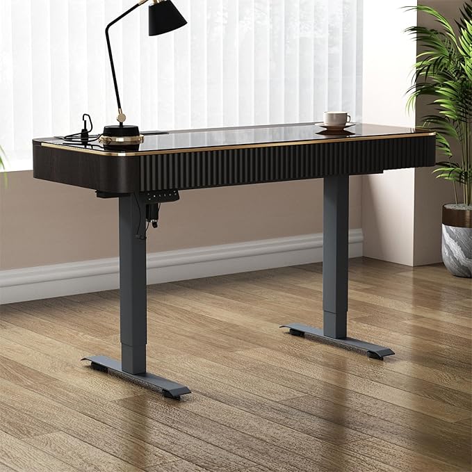 Lartis Office Desk, Electric Computer Lift Table Standing Desk - Image 7