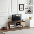 Tiita Rattan TV Stand for 55 Inch TV, Bamboo TV Cabinet by TiitaHome