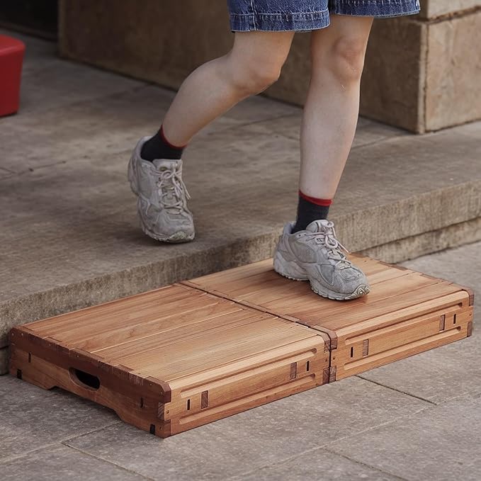 Wooden Platform 3.7" Height.One Step Stool Larger 31.5" - Image 7