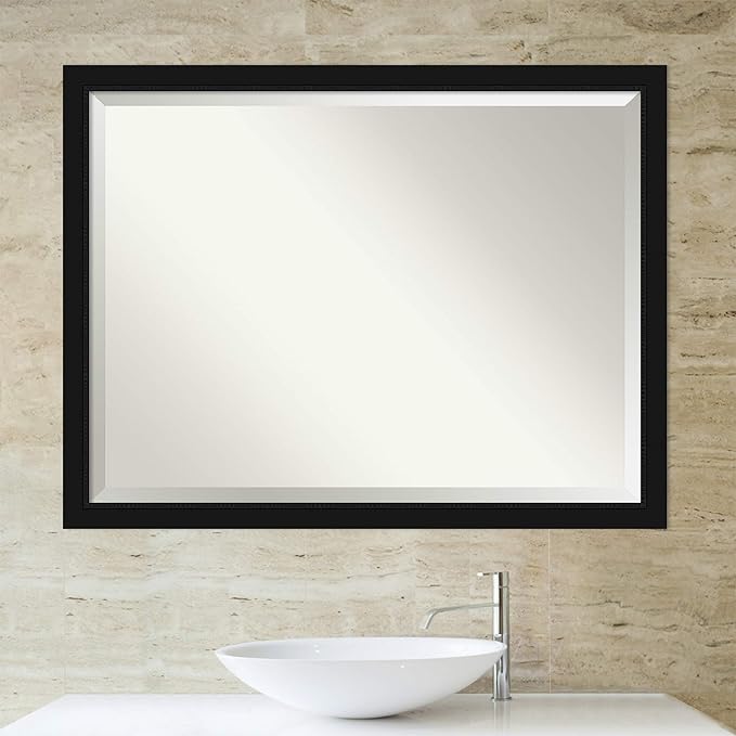 Amanti Art Black Bathroom Mirror - Image 6