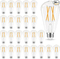Edison Bulbs Dimmable, E26 LED Bulb 60 watt Equivalent, Soft White 2700K by GvvooHome