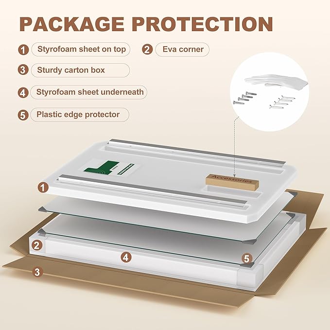 Hasipu Home Gym Mirror 63" L x 28" W - Image 9