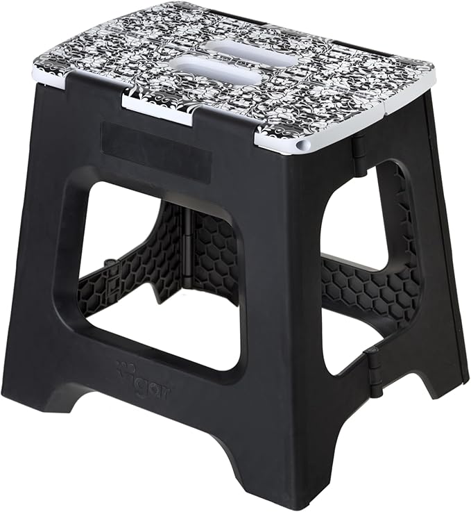Vigar Compact Step Stool Foldable, 12-1/2-inch Step Stools by VIGAR