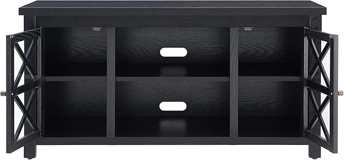 Henn&Hart Rectangular TV Stand for TV's up to 55" in Black, TV Stands for the - Image 6