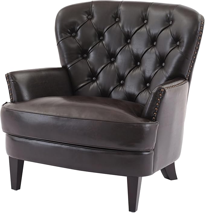 Ball & Cast Accent Chair, Mid-Century Lounge Living Room Chairs - Image 6