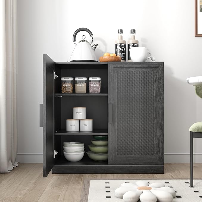 Buffet Cabinet, 2-Doors Sideboard Cabinet - Image 5