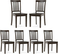 COLAMY Wooden Dining Chairs Set of 6, Solid Rubberwood Kitchen & Dining Room by COLAMYINC