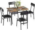 IDEALHOUSE 5 Piece Dining Room Table Set, Kitchen Table Set by IDEALHOUSE