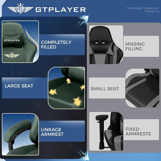 GTPLAYER Gaming Chair Fabric - Image 8