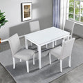 Dining Table Set, 5 Piece Counter Height Table Set by ChicFurnit
