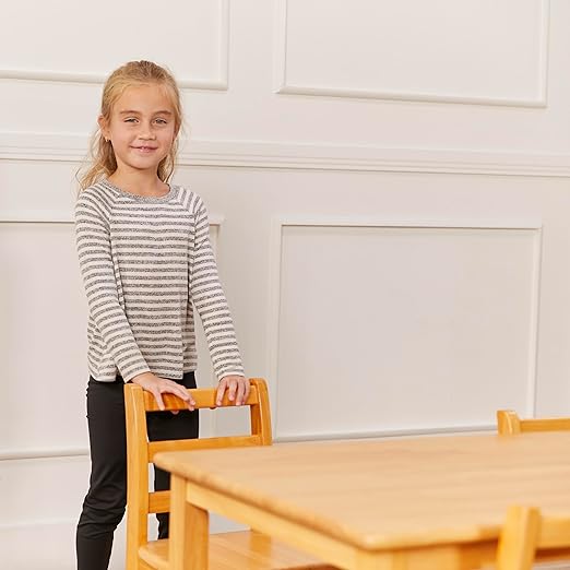 ECR4Kids Three Rung Ladderback Chair, 12in Seat Height, Classroom Seating - Image 2
