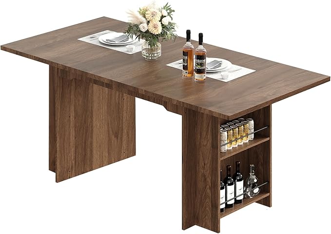 Garvee 63 Inch Dining Table for 2-4, Farmhouse Rectangular Kitchen Table - Image 7