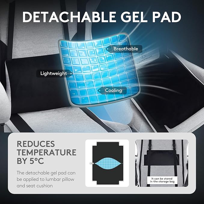 Gaming Chair Breathable Fabric, Computer Office Chair - Image 4