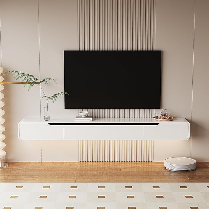 High Gloss Floating TV Stand - Image 2
