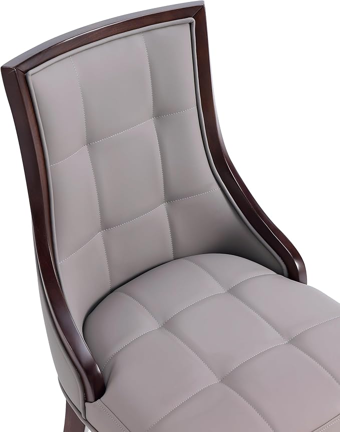 Manhattan Comfort Fifth Avenue Faux Leather Dining Chairs, Parsons Accent - Image 11