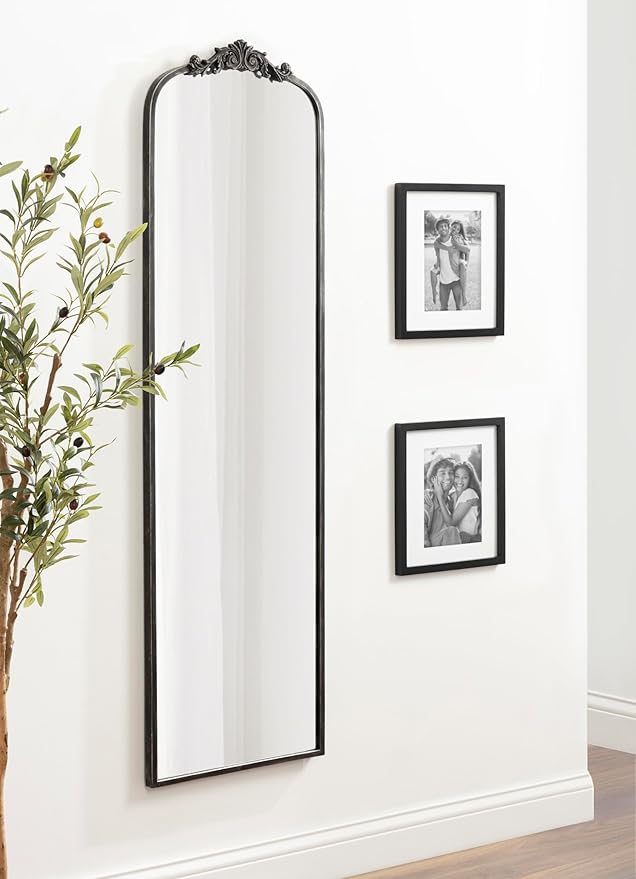 Kate and Laurel Arendahl Vintage Arched Tall Panel Mirror, 18 x 58, Antique - Image 3