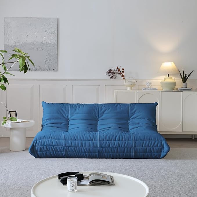 Luxury Sofa Couch Chair, Lazy Floor Seating, Fireside Bean Bag Chair, Ergonomic - Image 9