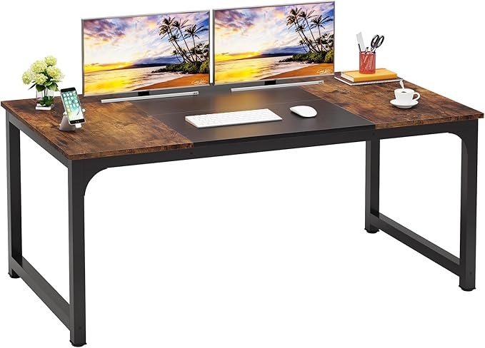 LITTLE TREE 70.8 Inch X-Large Executive Computer Office Desk by LITTLETREE