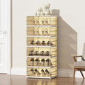 ELPHECO Foldable Shoe Rack 6 Tier Plastic Shoe Organizer, 12 Tiers Folding Shoe by ELPHECOUSA