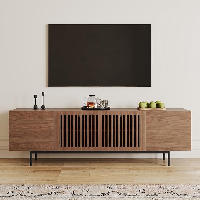 POVISON Full Assembled Mid-Century Modern TV Stand by POVISON