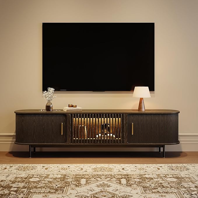 POVISON Sliding Tambour Door TV Stand - Image 2