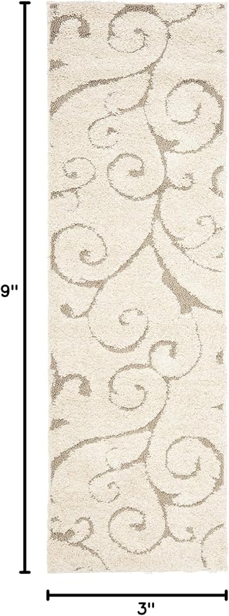 SAFAVIEH Florida Shag Collection Runner Rug - Image 2