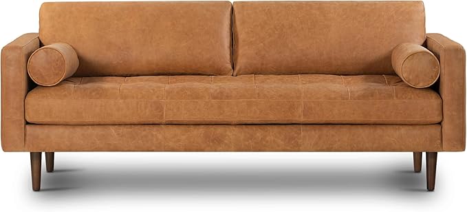 Poly & Bark Napa Leather Couch - Image 6