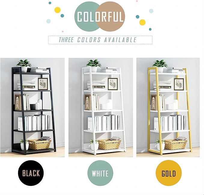 IOTXY 5 Tier Open Bookshelf - Image 3