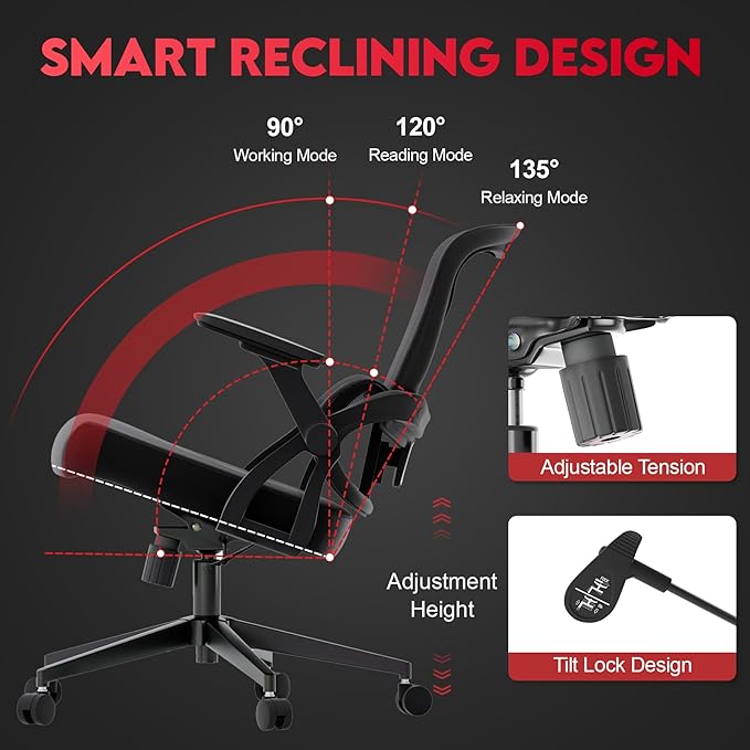 Big and Tall Ergonomic Office Chair，400LB Comfy Desk Chairs - Image 5