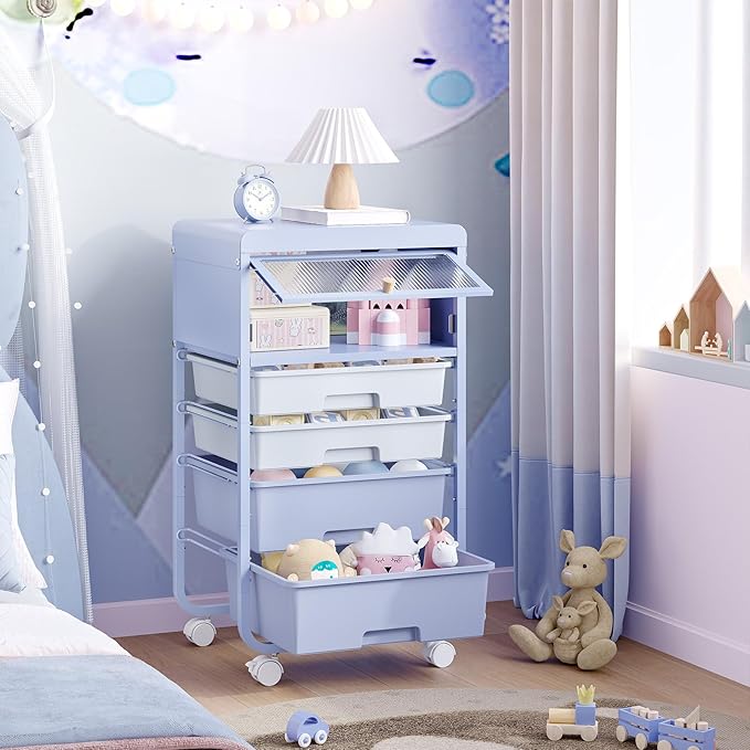 Utility-Rolling-Storage-Drawer-Craft-Cart-Organizers - Image 2