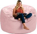 HABUTWAY Bean Bag Chair 3Ft Luxurious Velvet Ultra Soft Fur by HABUTWAYMakeYourLifeComfortable