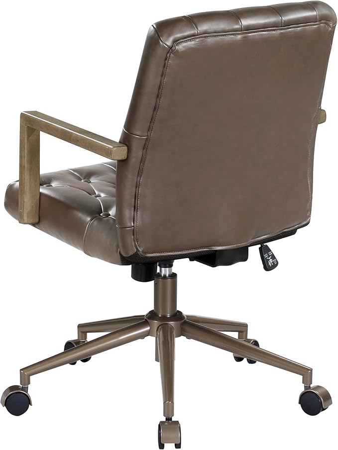 OSP Home Furnishings Waltham Adjustable Height and Tilt, Swivel Home Office - Image 9