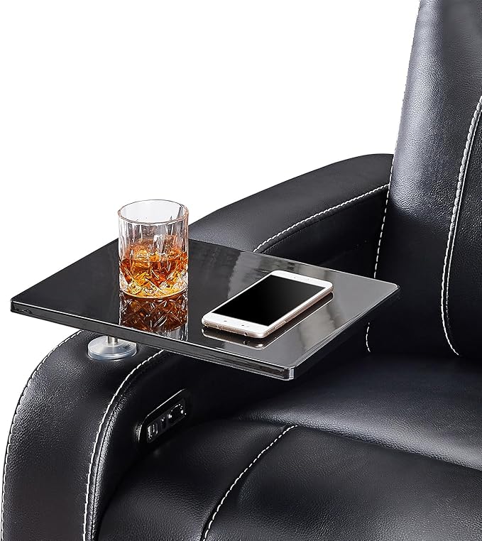 Home Theater Seating Series Swivel Tray Table by Weilianda