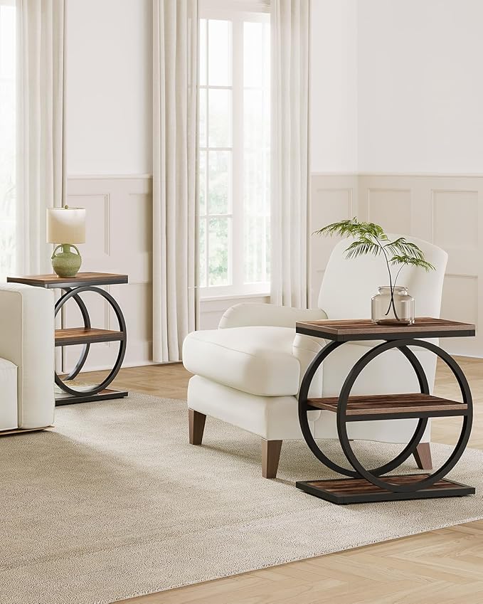LITTLE TREE End Table Set 2, Side Table - Image 8