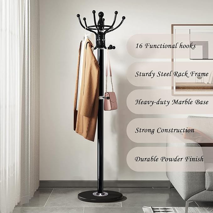 Kertnic Freestanding Coat Rack - Image 3