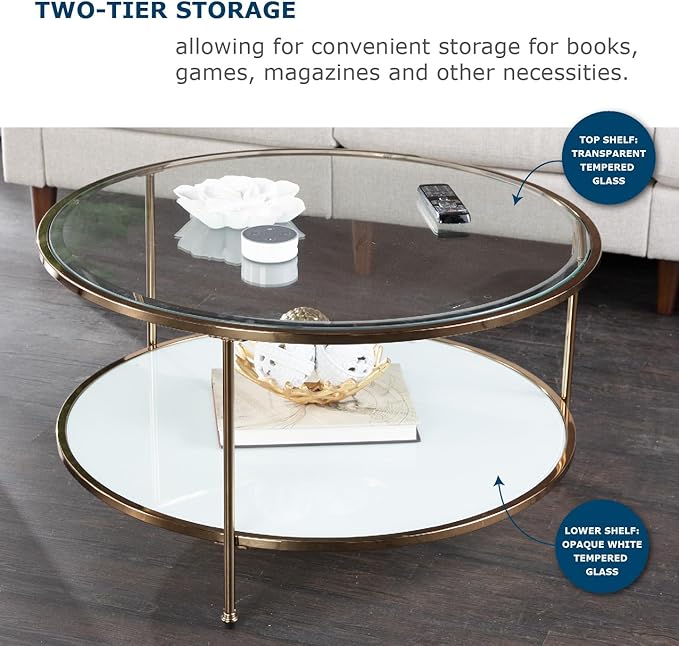 SEI Furniture Risa Cocktail Table, 34 in x 34 in x 18 in - Image 11
