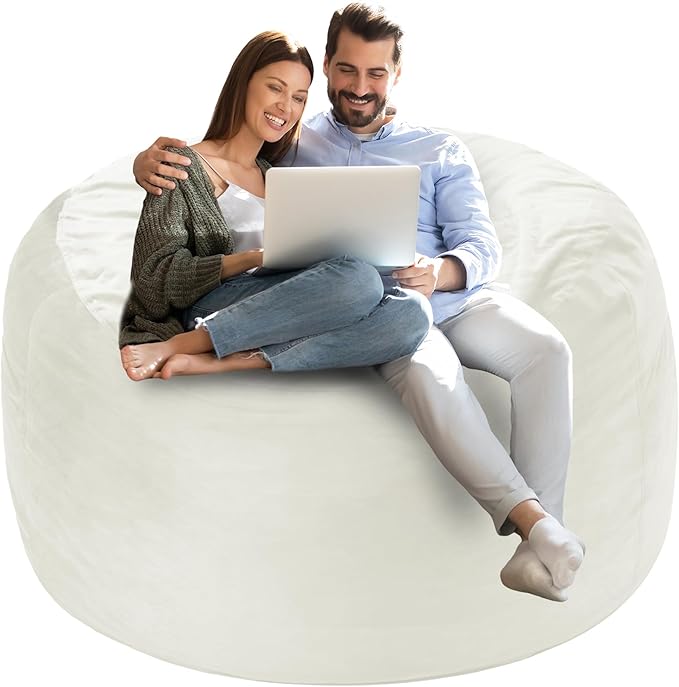 Homguava 4 FT Bean Bag Chair: 4' Bean Bags - Image 6