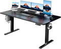 HUANUO 55" x 28" Electric Standing Desk Adjustable Height, 4 Memory Height by HUANUO