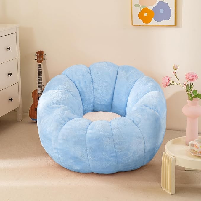 Pumpkin Bean Bag Sofa Chair, Bean Bag Chair by IEVENW