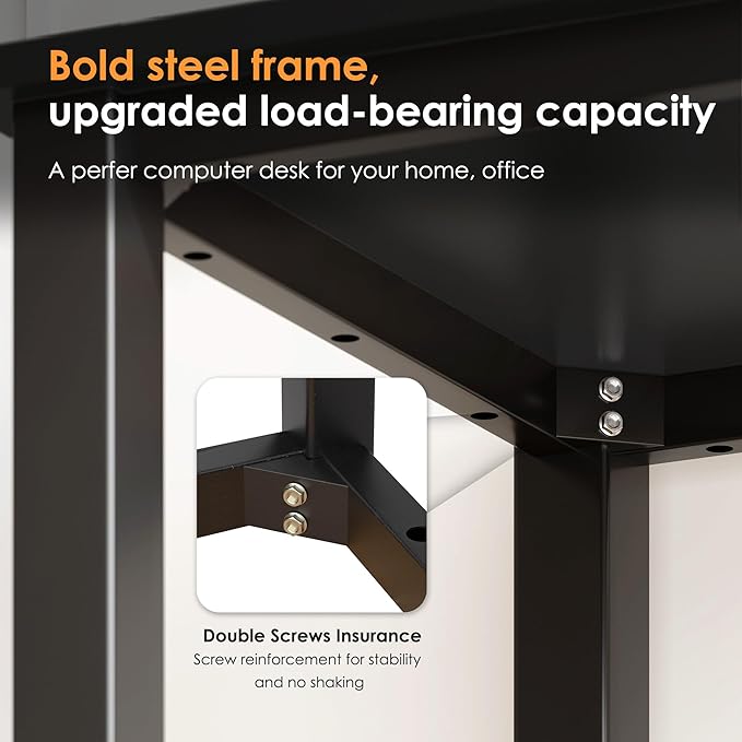 Need 54.3 Inch Large Computer Desk, Modern Simple Style Desk - Image 6
